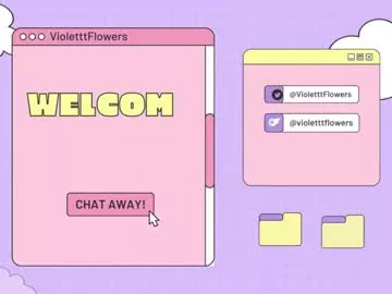 Cling to live show with violetttflowers from Chaturbate 