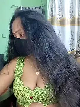 Cling to live show with Cute-Mithila from StripChat 