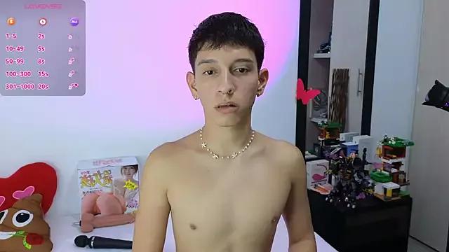 Cling to live show with milky__boy_ from StripChat 